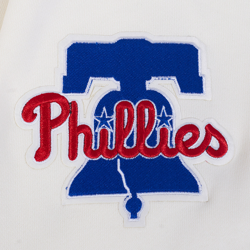 MLB PHILADELPHIA PHILLIES SOUVENIR MEN'S FLC PO HOODIE (EGGSHELL)