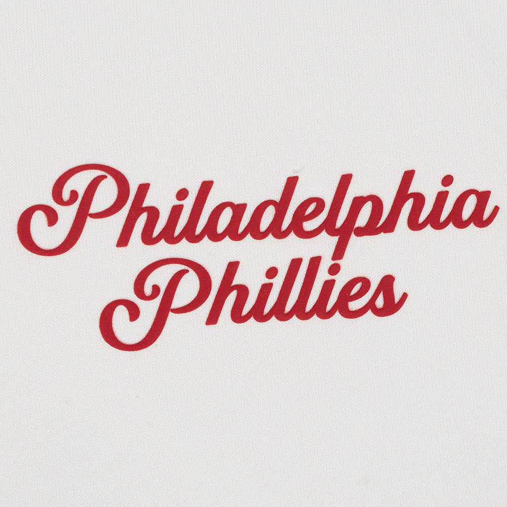 MLB PHILADELPHIA PHILLIES SOUVENIR MEN'S FLC PO HOODIE (EGGSHELL)