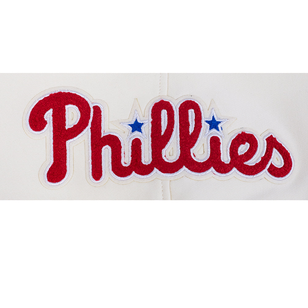 MLB PHILADELPHIA PHILLIES SOUVENIR MEN'S FLC PO HOODIE (EGGSHELL)