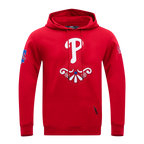 MLB PHILADELPHIA PHILLIES SUGAR SKULL MEN'S FLC PO HOODIE (RED)