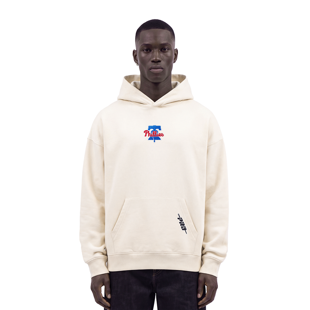 MLB PHILADELPHIA PHILLIES CLASSIC ICON MEN'S SWEATSHIRT (EGGSHELL)
