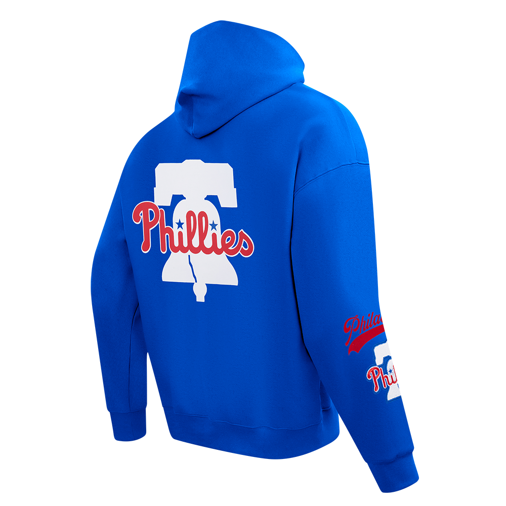MLB PHILADELPHIA PHILLIES LIVING LARGE CHANDAIL À CAPUCHON POUR HOMME (BLEU ROYAL)