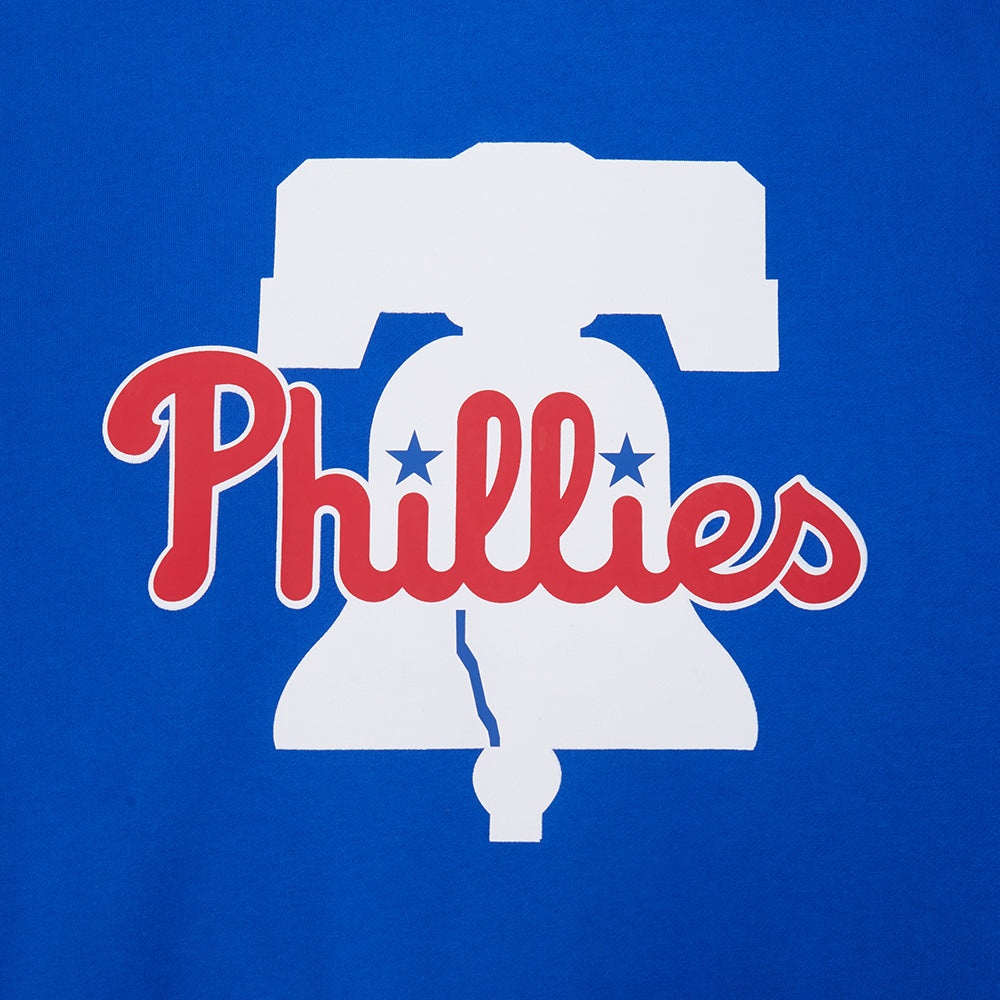 MLB PHILADELPHIA PHILLIES LIVING LARGE CHANDAIL À CAPUCHON POUR HOMME (BLEU ROYAL)