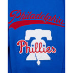 MLB PHILADELPHIA PHILLIES LIVING LARGE CHANDAIL À CAPUCHON POUR HOMME (BLEU ROYAL)