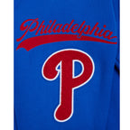 MLB PHILADELPHIA PHILLIES LIVING LARGE CHANDAIL À CAPUCHON POUR HOMME (BLEU ROYAL)