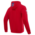 MLB PHILADELPHIA PHILLIES CITY ARCH CHANDAIL À CAPUCHON EN MOLLETON POUR HOMME (ROUGE)