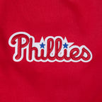 MLB PHILADELPHIA PHILLIES CITY ARCH CHANDAIL À CAPUCHON EN MOLLETON POUR HOMME (ROUGE)