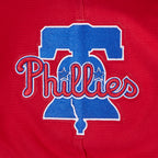 MLB PHILADELPHIA PHILLIES CITY ARCH CHANDAIL À CAPUCHON EN MOLLETON POUR HOMME (ROUGE)