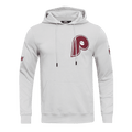 MLB PHILADELPHIA PHILLIES CLASSIC CHENILLE MEN'S PULLOVER HOODIE (GRAY)
