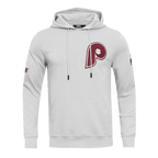 MLB PHILADELPHIA PHILLIES CLASSIC CHENILLE MEN'S PULLOVER HOODIE (GRAY)