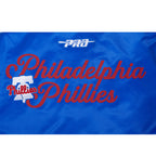 MLB PHILADELPHIA PHILLIES SOUVENIR MEN'S SATIN JACKET (ROYAL BLUE)