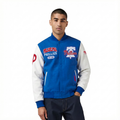 MLB PHILADELPHIA PHILLIES CITY ARCH MEN'S WOOL VARSITY JACKET (ROYAL BLUE/WHITE)