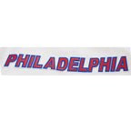 MLB PHILADELPHIA PHILLIES MEN'S MOTO JACKET (EGGSHELL/ RED)