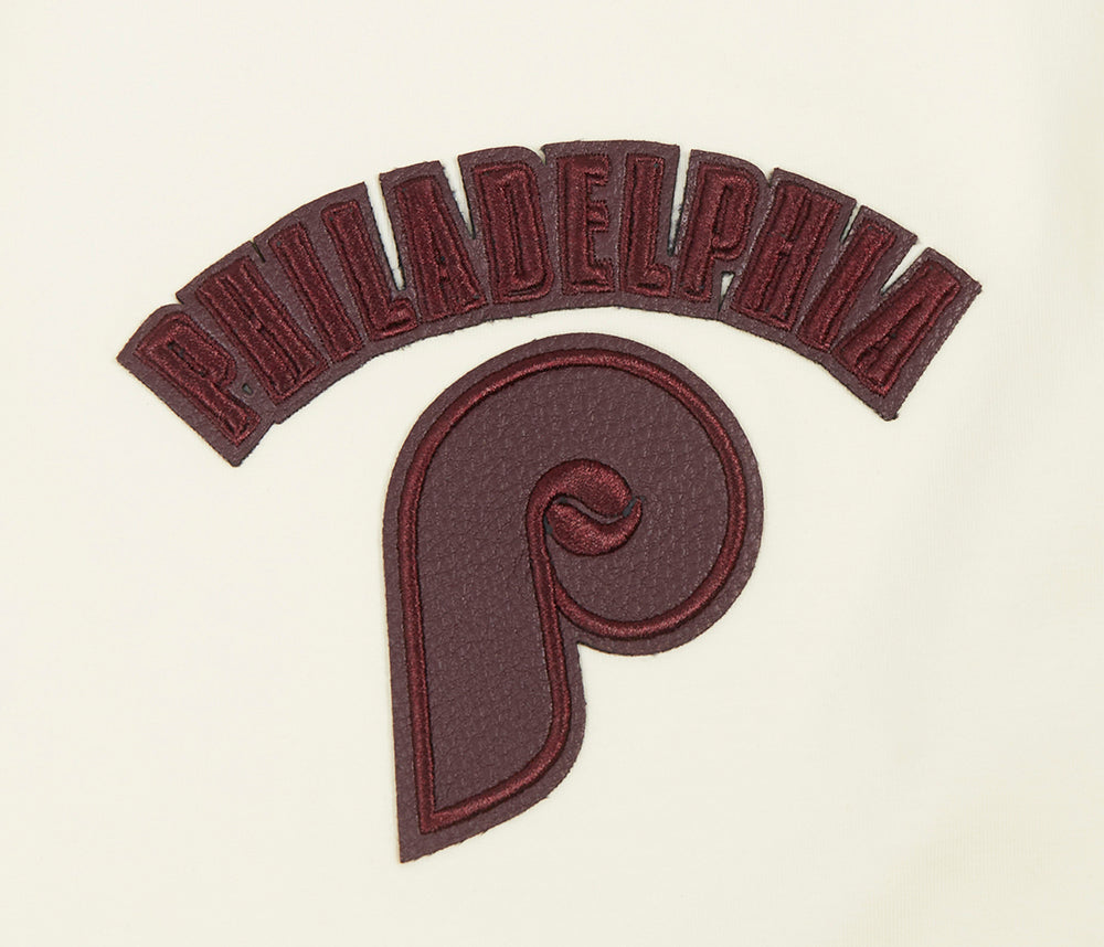 MLB PHILADELPHIA PHILLIES TRIPLE TONAL CAMISOLE DOS NAGEUR À COUPE DÉCONTRACTÉE POUR FEMME (COQUILLE D'ŒUF)