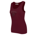 MLB PHILADELPHIA PHILLIES TRIPLE TONAL RELAXED FIT WOMEN'S RACERBACK (WINE)