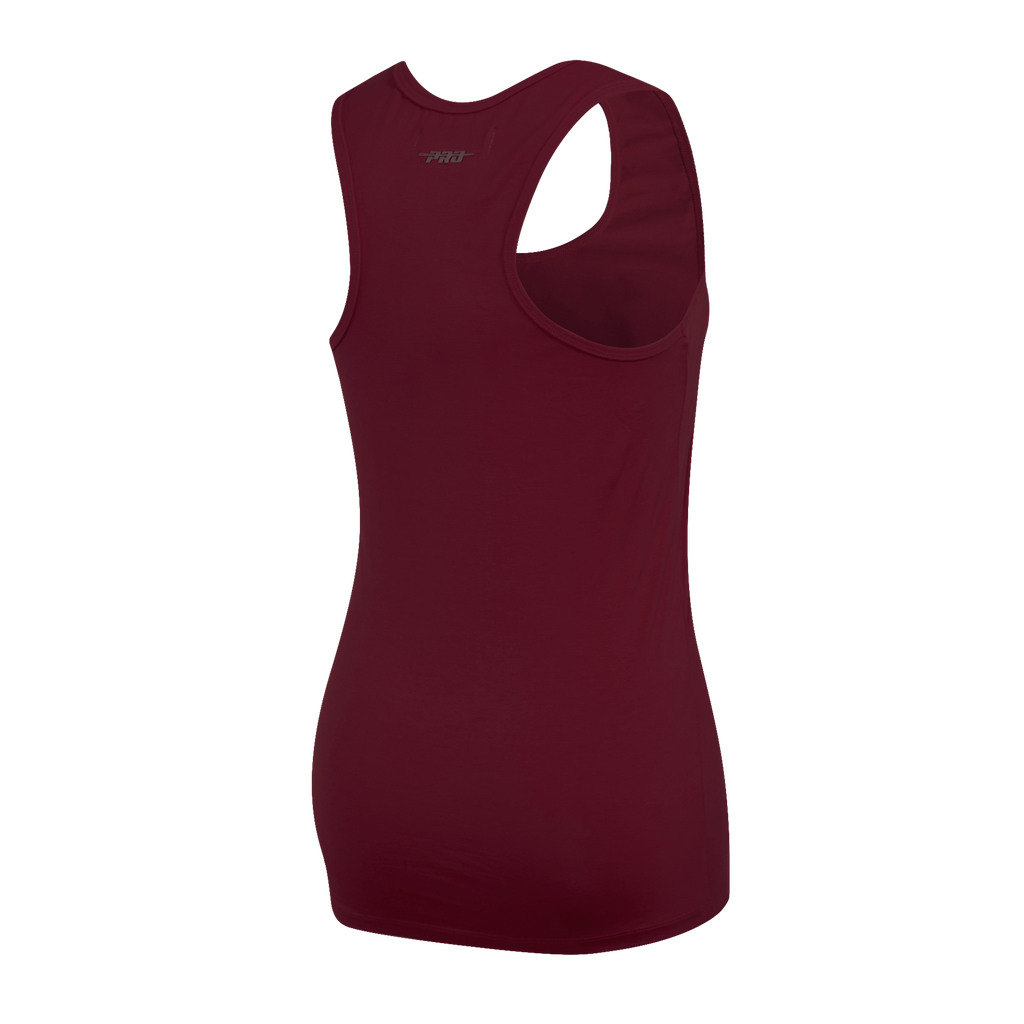 MLB PHILADELPHIA PHILLIES TRIPLE TONAL RELAXED FIT WOMEN'S RACERBACK (WINE)