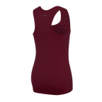 MLB PHILADELPHIA PHILLIES TRIPLE TONAL RELAXED FIT WOMEN'S RACERBACK (WINE)