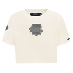 MLB PHILADELPHIA PHILLIES REVERSE FRENCH TERRY WOMEN'S SINGLE JERSEY BOXY TOP (EGGSHELL)