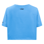 MLB PHILADELPHIA PHILLIES RETRO ELEVATION HAUT EN JERSEY SIMPLE À COUPE CARRÉE POUR FEMME (BLEU UNIVERSITÉ)