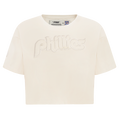 MLB PHILADELPHIA PHILLIES NEUTRAL HAUT RÉTRO À COUPE CARRÉE POUR FEMME (COQUILLE D'ŒUF)