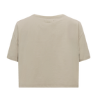 MLB PHILADELPHIA PHILLIES RETRO NEUTRAL WOMEN'S BOXY TOP (TAUPE)