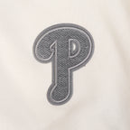 MLB PHILADELPHIA PHILLIES REVERSE FRENCH TERRY CHANDAIL À COL ROND EN MOLLETON POUR FEMME (COQUILLE D'ŒUF)