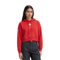 MLB PHILADELPHIA PHILLIES CLASSIC CHENILLE CHANDAIL À CAPUCHON COURT POUR FEMME (ROUGE)