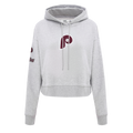 MLB PHILADELPHIA PHILLIES RETRO CLASSIC CHANDAIL À CAPUCHON COURT POUR FEMME (GRIS CHINÉ)