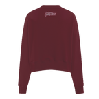 MLB PHILADELPHIA PHILLIES RETRO CLASSIC WOMEN'S CREWNECK (WINE)