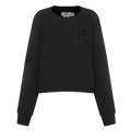 MLB PHILADELPHIA PHILLIES RETRO NEUTRAL WOMEN'S CREWNECK (BLACK)