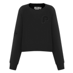 MLB PHILADELPHIA PHILLIES RETRO NEUTRAL WOMEN'S CREWNECK (BLACK)