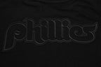 MLB PHILADELPHIA PHILLIES RETRO NEUTRAL WOMEN'S CREWNECK (BLACK)