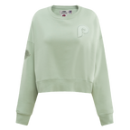 MLB PHILADELPHIA PHILLIES RETRO NEUTRAL WOMEN'S CREWNECK (MOSS)