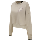 MLB PHILADELPHIA PHILLIES RETRO NEUTRAL WOMEN'S CREWNECK (TAUPE)