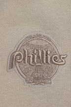 MLB PHILADELPHIA PHILLIES RETRO NEUTRAL WOMEN'S CREWNECK (TAUPE)