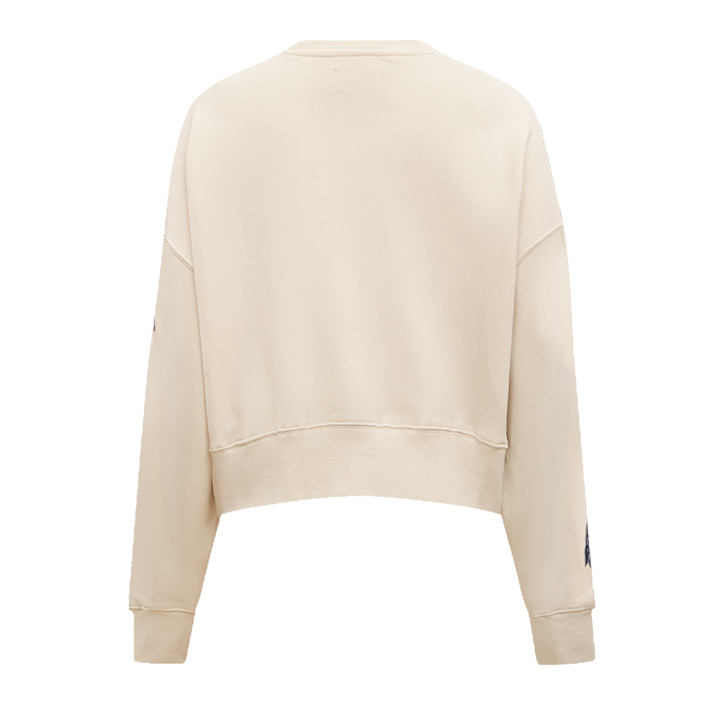 MLB PHILADELPHIA PHILLIES VARSITY BLUES WOMEN'S CREWNECK (LINEN)