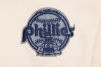 MLB PHILADELPHIA PHILLIES VARSITY BLUES WOMEN'S CREWNECK (LINEN)