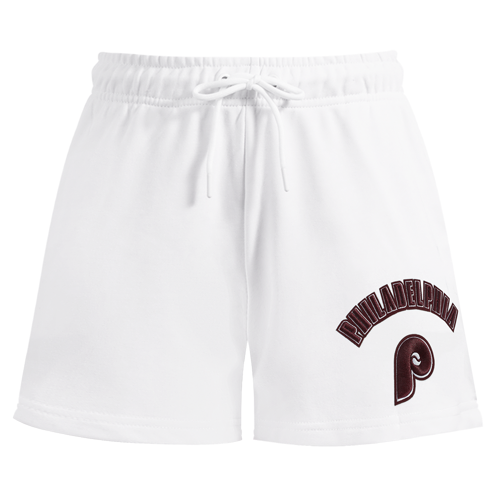 MLB PHILADELPHIA PHILLIES RETRO CLASSIC WOMEN'S SHORT (WHITE)