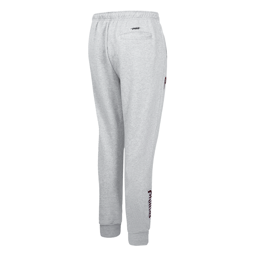 MLB PHILADELPHIA PHILLIES RETRO CLASSIC PANTALON OUATÉ EN MOLLETON POUR FEMME (GRIS CHINÉ)