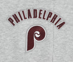 MLB PHILADELPHIA PHILLIES RETRO CLASSIC PANTALON OUATÉ EN MOLLETON POUR FEMME (GRIS CHINÉ)