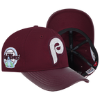 MLB PHILADELPHIA PHILLIES GAME DAY CLASSICS CASQUETTE DAD HAT POUR FEMME (LIE-DE-VIN)