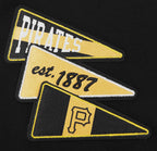 MLB PITTSBURGH PIRATES TEAM PENNANTS T-SHIRT À MANCHES COURTES POUR HOMME (NOIR)