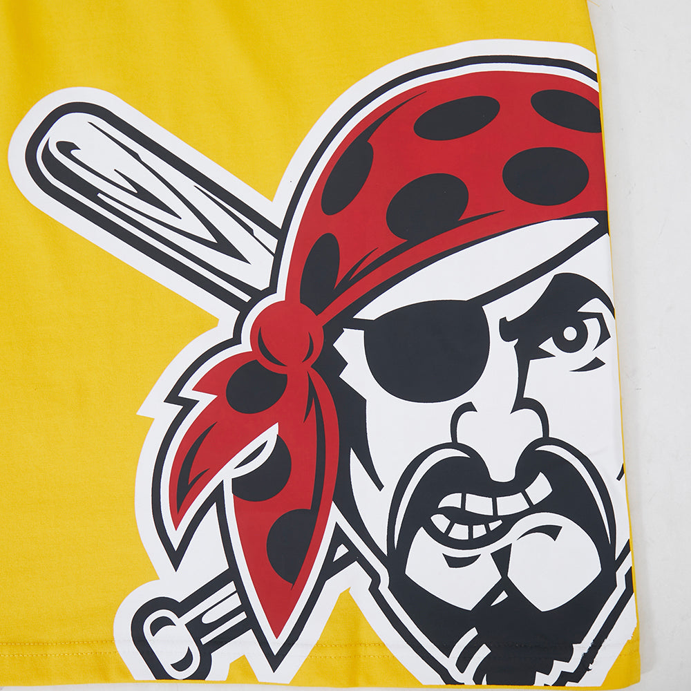 MLB PITTSBURGH PIRATES LIVING LARGE MEN'S CJ DROP SHOULDER TOP (YELLOW)