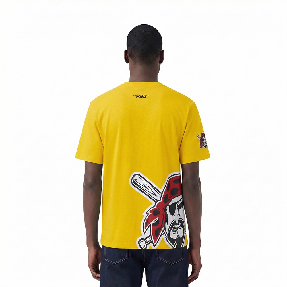 MLB PITTSBURGH PIRATES LIVING LARGE MEN'S CJ DROP SHOULDER TOP (YELLOW)