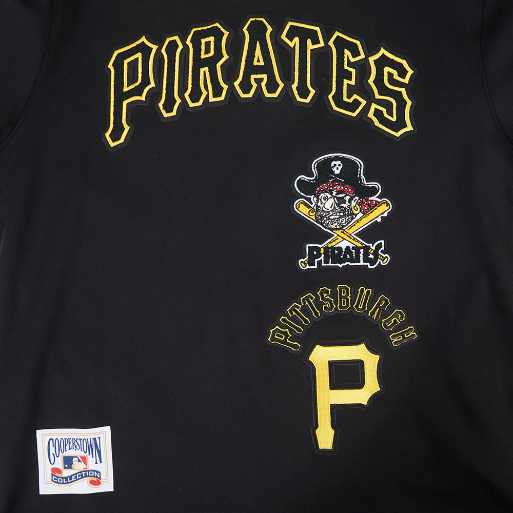 MLB PITTSBURGH PIRATES RETRO CLASSICS MEN'S SHIRT (BLACK/YELLOW)
