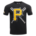 MLB PITTSBURGH PIRATES MASH UP HAUT EN JERSEY SIMPLE POUR HOMME (NOIR)