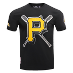 MLB PITTSBURGH PIRATES MASH UP HAUT EN JERSEY SIMPLE POUR HOMME (NOIR)