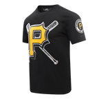 MLB PITTSBURGH PIRATES MASH UP HAUT EN JERSEY SIMPLE POUR HOMME (NOIR)
