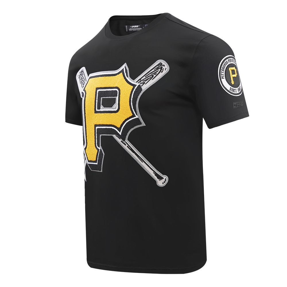 MLB PITTSBURGH PIRATES MASH UP HAUT EN JERSEY SIMPLE POUR HOMME (NOIR)