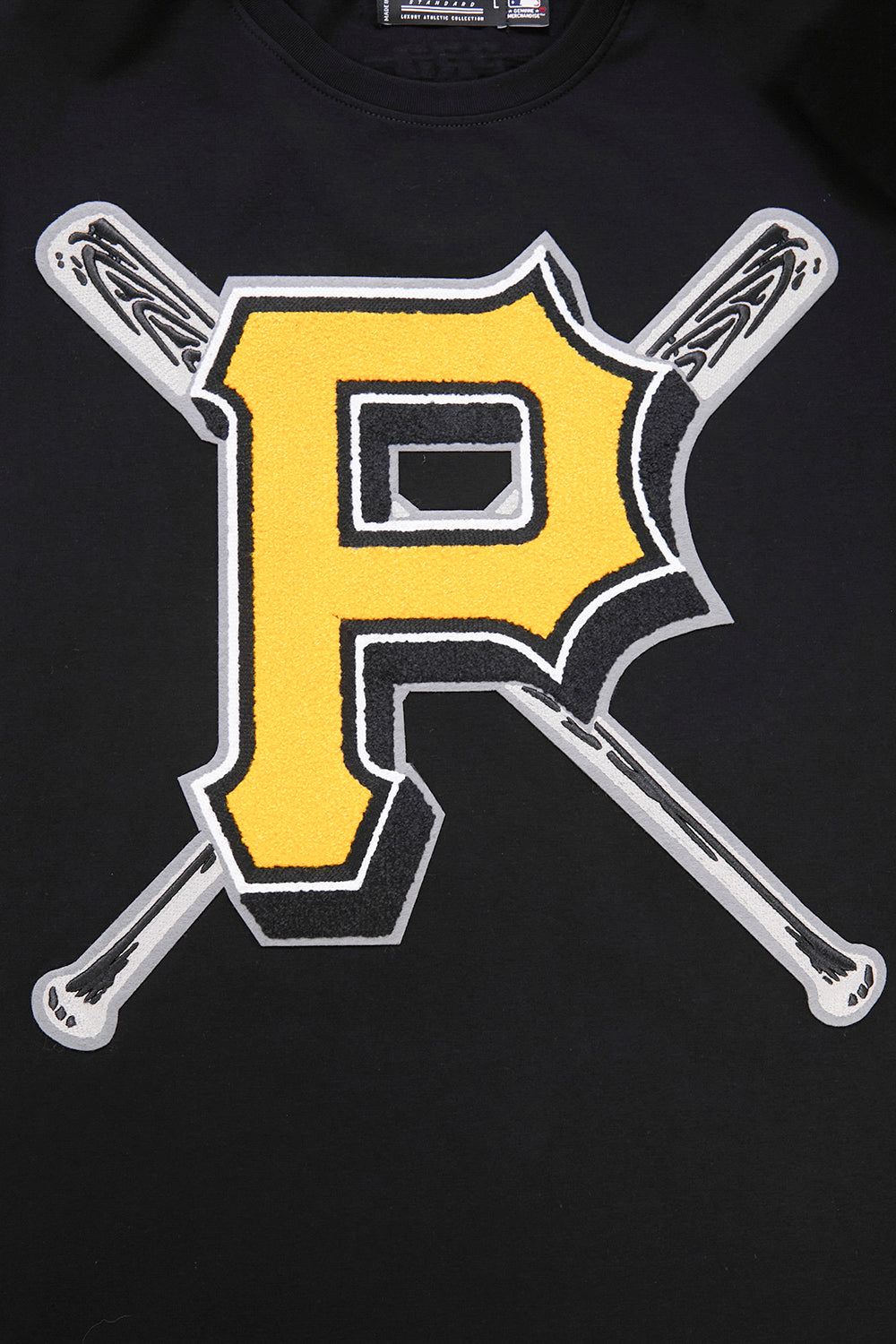 MLB PITTSBURGH PIRATES MASH UP HAUT EN JERSEY SIMPLE POUR HOMME (NOIR)